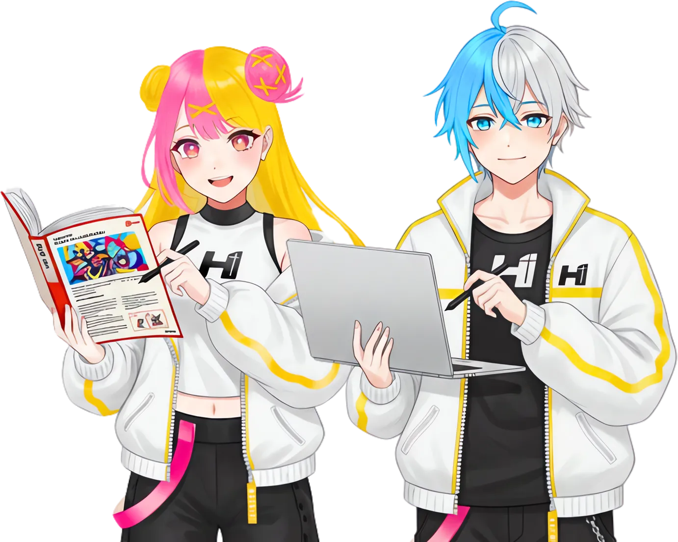 女の子と男の子